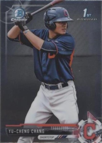 Yu chang 2018 Bowman Chrome YU-CHENG CHANG Chrome Prospects