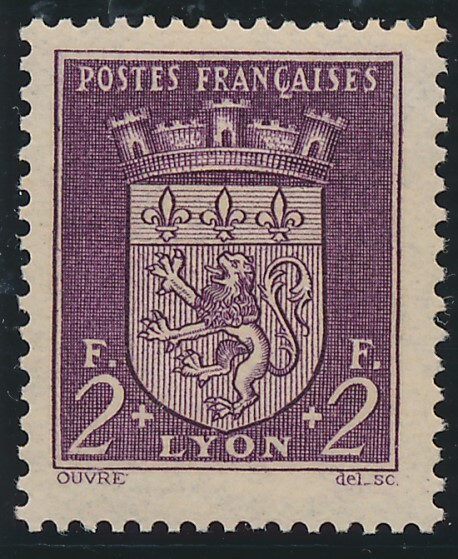 Timbre France 533** Lyon  Neuf Sans CharniÃ¨Re 1941