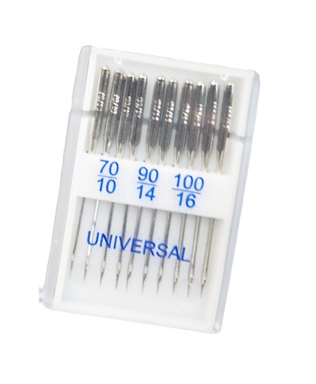 Set 10 Pezzi Aghi Per Macchina Da Cucire Sarto Universali 70/10 90/14 100/16 dfh