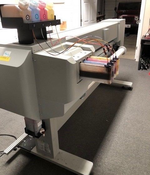 USED Mutoh ValueJet 1624WX Wide Format Printer Dye Sublimation