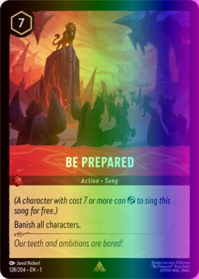 Lorcana Be Prepared (128/216) The First Chapter NM FOIL