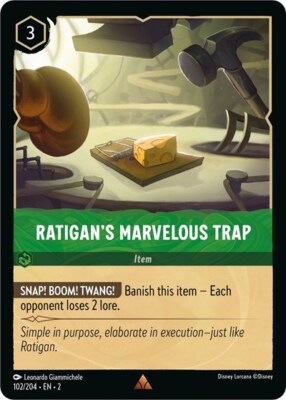 Lorcana Ratigan's Marvelous Trap (102/216) Rise of the Floodborn LP