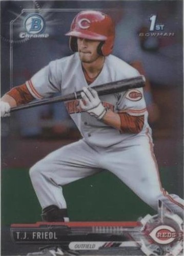 2017 Bowman Chrome Minis - T.J. Friedl #BCP71