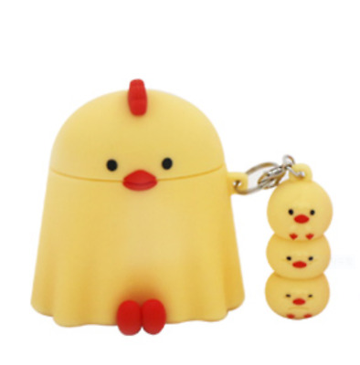 Romane Peep Peep Silicone AirPods 1 2 case Cute Chick Shape Cover
