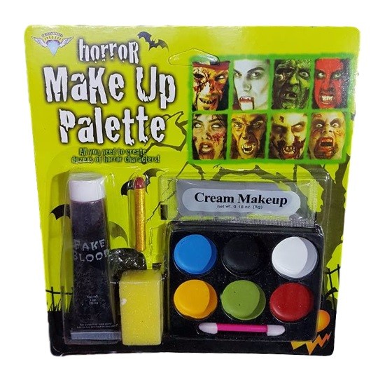 MakeUp Trucco 8 Colori Sangue Finto Travestimento Festa Carnevale Halloween dfh