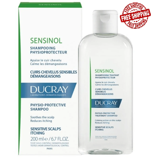 Ducray Sensinol Physio-Protective Shampoo 200ml / 6.7oz Exp 03/2025