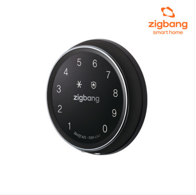 Wake-up when approaching, round type auxiliary key door lock, Zigbang SHP-A20