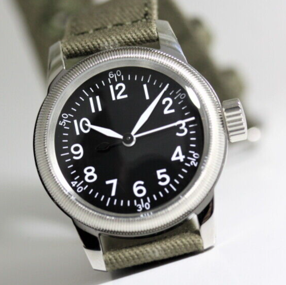 i*y様 M.R.M.W. Montre Roroi Military type Elgin Military Watch M.R.M.W. Montre Roroi TYPE A-17 Black