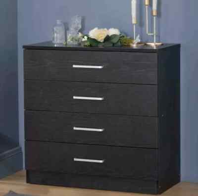 4 Chest Of Drawers Bedroom Living Room Furniture Spacious Modern Design Matt