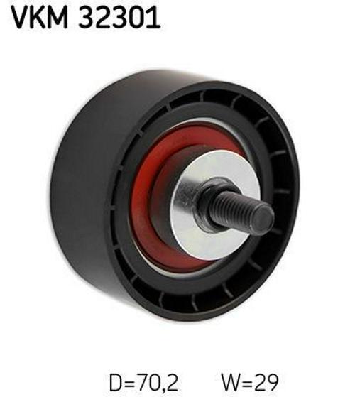 Skf Galet Enrouleur De Courroie D'Accessoire Vkm 32301 Centre, SupÃ©Rieur 70mm