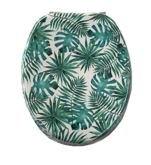 CopriWater Copri Water Sedile WC Bagno Universale Cerniere Palme dfh