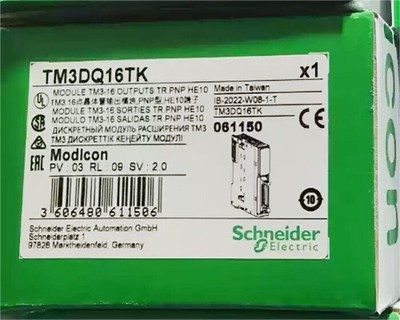 1PCS NEW TM3DQ16TK Discrete output module, Modicon TM3, 16 outputs tra