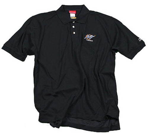 Reebok NBA Basketball Mens Washington Wizards Play Dry Рубашка-поло, черный