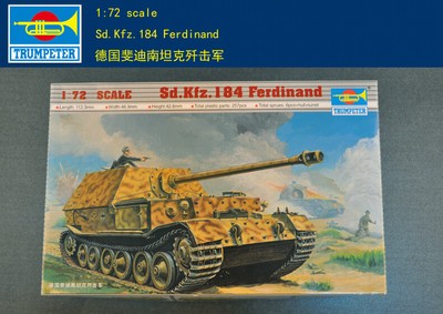 Trumpeter 07205 1/72 scale Sd.Kfz.184 Ferdinand model kit