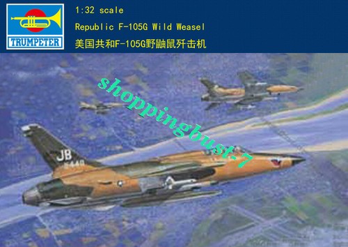 1/32 Republic F-105G Wild Weaselう 1/32 Trumpeter F-105G Thunderchief “Wild Weasel” | Large