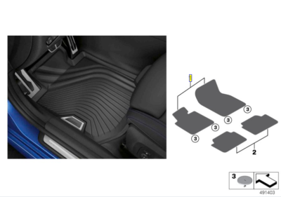 Bmw 4 series all clearance weather floor mats