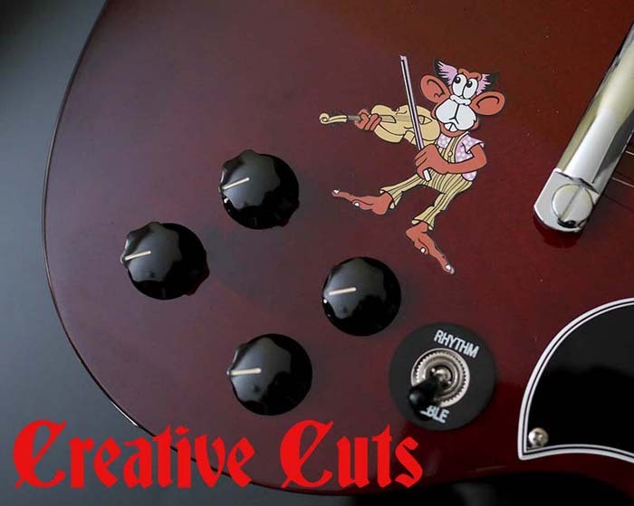 Tony Iommi Custom Monkey Sticker Decal