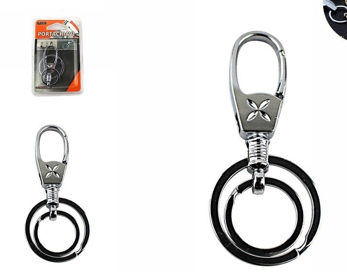Portachiavi Porta Chiavi Con Doppio Anello dfh