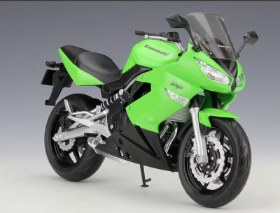 Welly 1:10 Kawasaki Ninja 650R Diecast Motorcycle Bike Model Toy New In Box