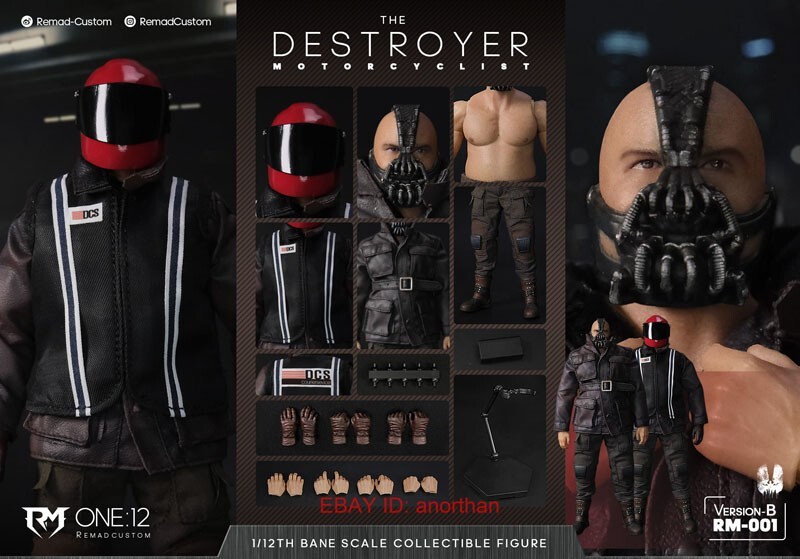 その他 Remad Custom 1/12 DESTROYER BATS KILLER Remad Custom RM001 The Destroyer Bats Killer B Ver. 1/12