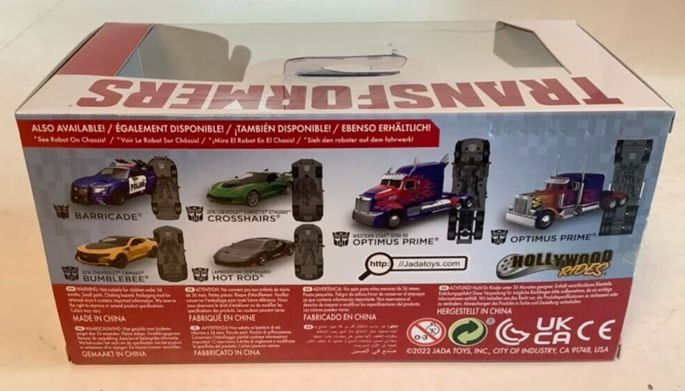 NEW Jada Toys 99802 Transformers Movie OPTIMUS PRIME 1:32 Scale Metal DieCast
