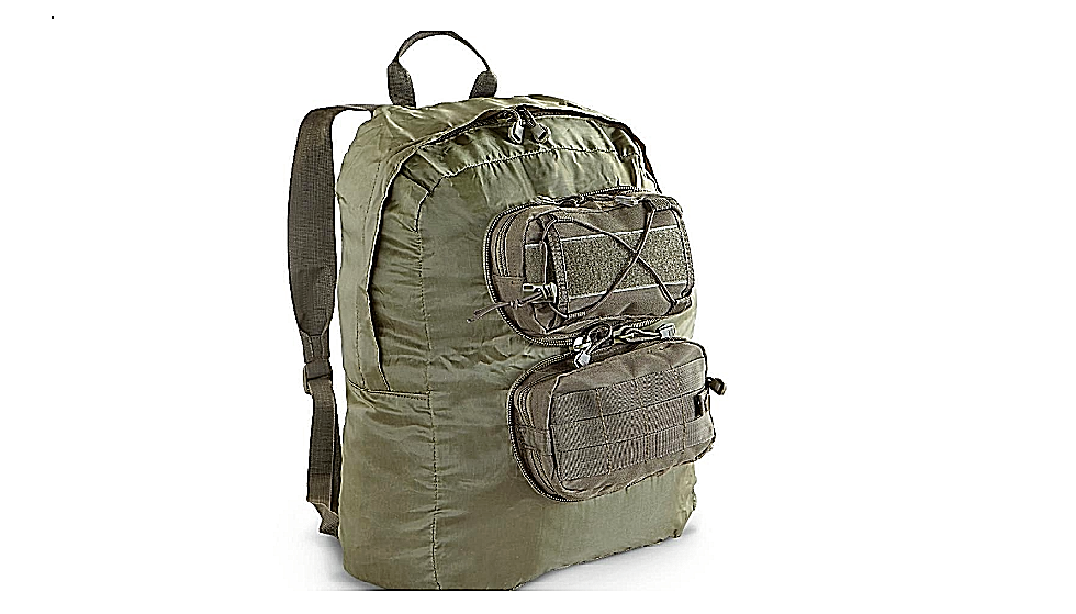 FOX TACTICAL INSTANT BACKPACK-Weight 14ozs  Your Choice Olive Or Black Brand New