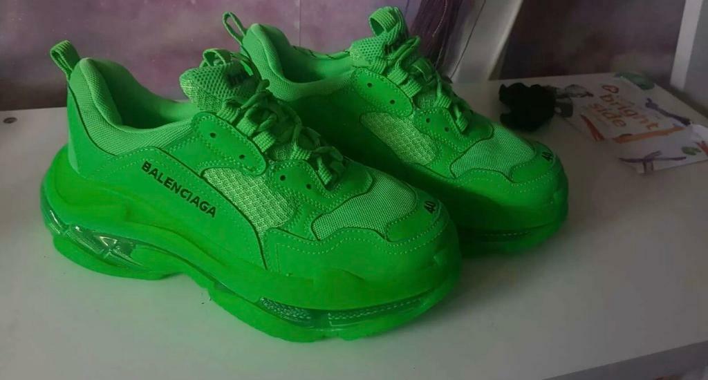 Balenciaga Triple S Neon Green Clear Sole | in Chelsea ...