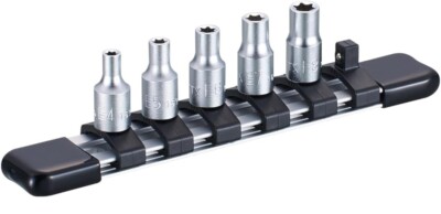 TONE 1/4'' E-TYPE TORX SOCKET SET (E4,E5,E6,E7,E8) HTXE205