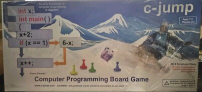 Vtg 2005 C-Jump STEM Basic Computer Programming Board Game Science Learning Toy