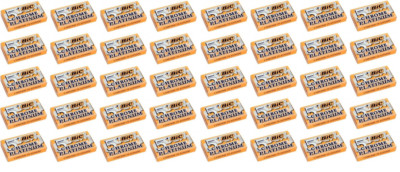 BIC Chrome Platinum Double Edge Safety Razor Blades, 200 Blades