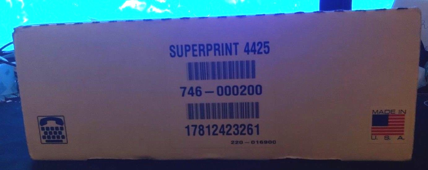NEW Ultratec 4425 Superprint Text Telephone TTY Announcer Hearing Impaired Deaf