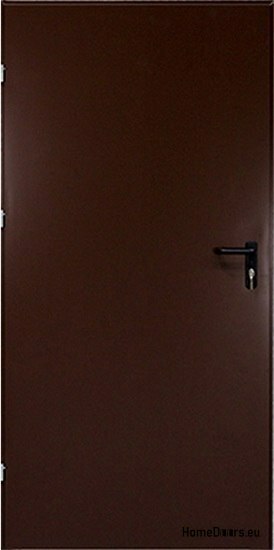 Stahltüren Technische Außentüren Technischetüren Weiß Braun 90 Linkstür