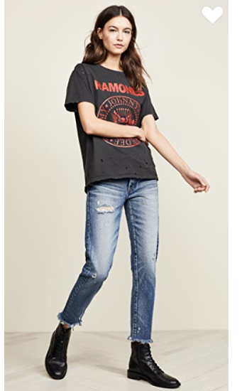 Pre-owned Moussy Vintage Kelley Jeans 24 Distressed Cropped Dark Blue $325