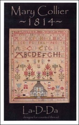 10% Off La-D-Da Counted X-stitch Chart - Mary Collier 1814