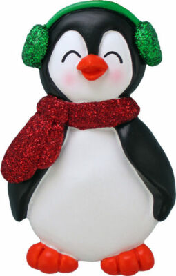 Penguin Boy with Expression I love with heart My Grandpa Personalized Christmas 