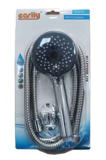 Kit Bagno Doccetta Doccino Soffione Doccia Con Laccio 1,8m e Staffa 69092 dfh