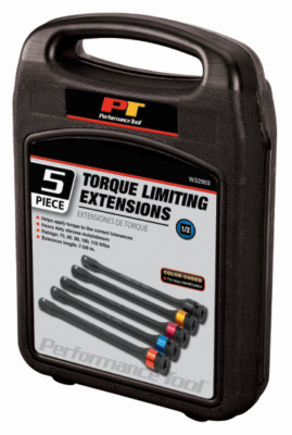 Performance Tool W32903 5-Piece Torque Limiting Extension Tool Set
