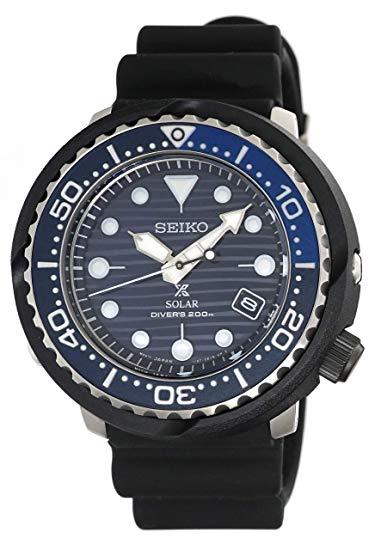Pre-owned Seiko Prospex “save The Ocean” Solar Tuna Diver's 200 Sne518p1
