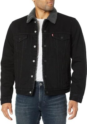Levi's Men's Sherpa Trucker Jacket Duvall Large 163650054