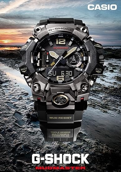 Pre-owned Casio G-shock Gwg-b1000-1a4jf Mudmaster Black Dial Men's Analog & Digital Watch