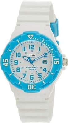 LRW-200H-2BVDF, Casio Women's Dive Watch White Blue Teal Retro