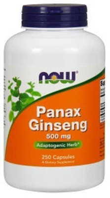Now Foods Panax Женьшень 500 мг 250 капсул