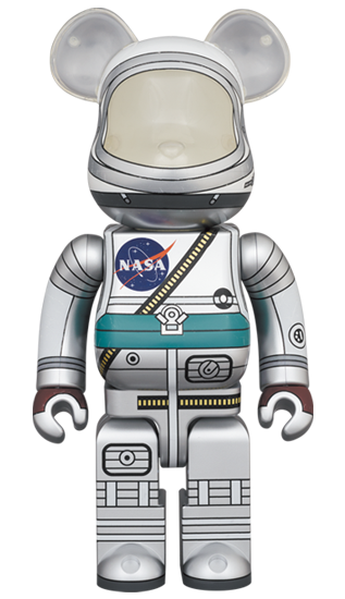 BE@RBRICK - BE@RBRICK MERCURY ASTRONAUT 1000％ Bearbrick Project Mercury Astronaut 1000% From Medicom Toy