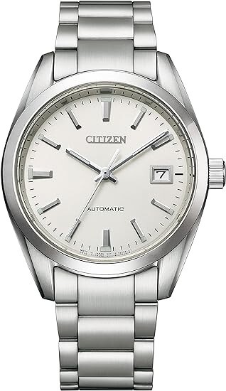 Pre-owned Citizen Collection Nb1050-59a Mechanical Watch Silver White 38ｍｍ