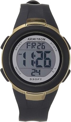 Armitron Sport Unisex Digital Resin Strap Watch, 45/7126GBK