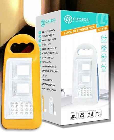 Lampada Luce Di Emergenza Ricaricabile Led Tx-9184 linq