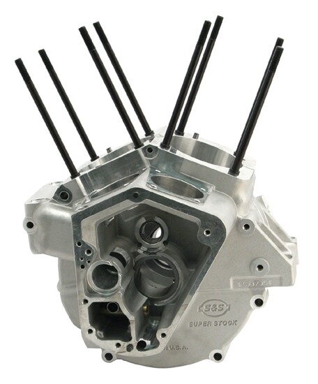 S&S Super Stock Engine Crankcase For 92-99 Harley Evolution