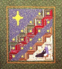 New Quilt Pattern LOG CABIN CHRISTMAS 65 x 75 | eBay