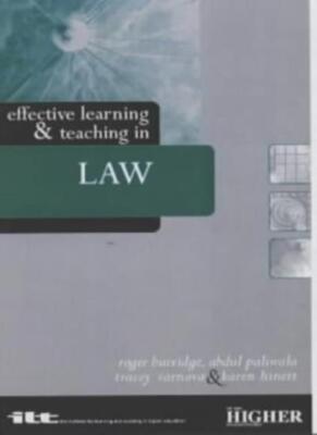 Effective Learning and Teaching in Law (Effective Learning and T