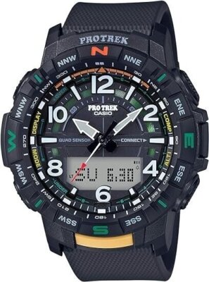 Casio Protek PRT-B50-1DR NEW Men's Watch Quad Sensor  Resin Digital Compass